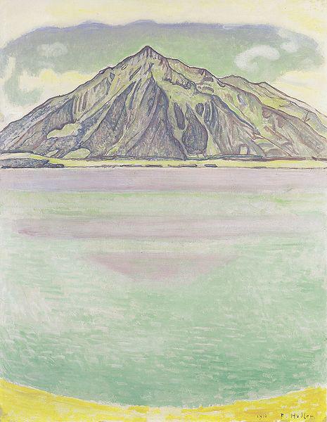 Ferdinand Hodler Thunersee mit Niesen Sweden oil painting art